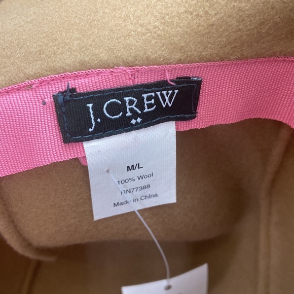 J.CREW Factory Wool Brown Felt Cloche Hat Sz M\L - Picture 5 of 9
